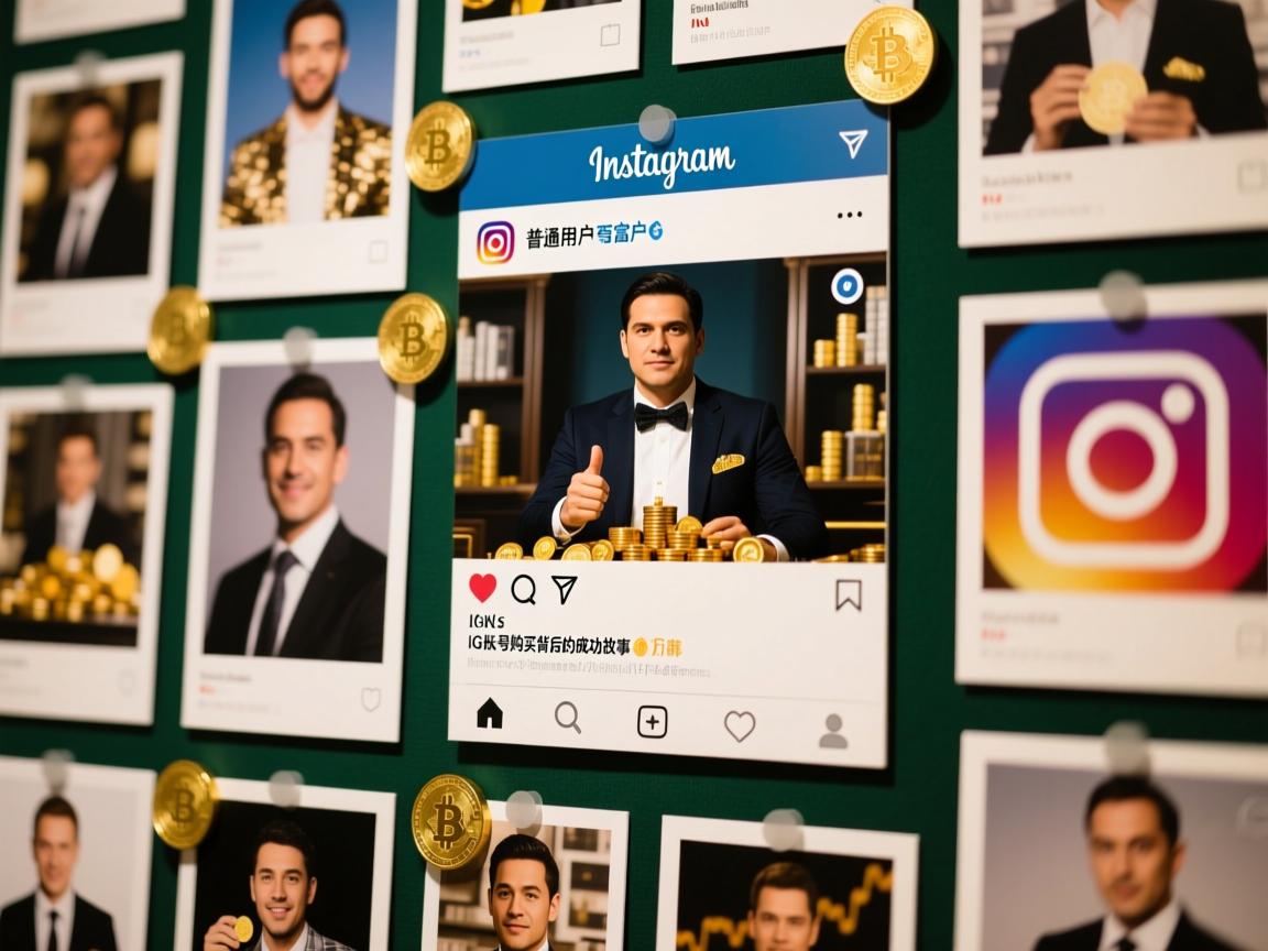 从普通用户到百万富翁：INS、照片墙、‎Instagram、IG账号购买背后的成功故事
