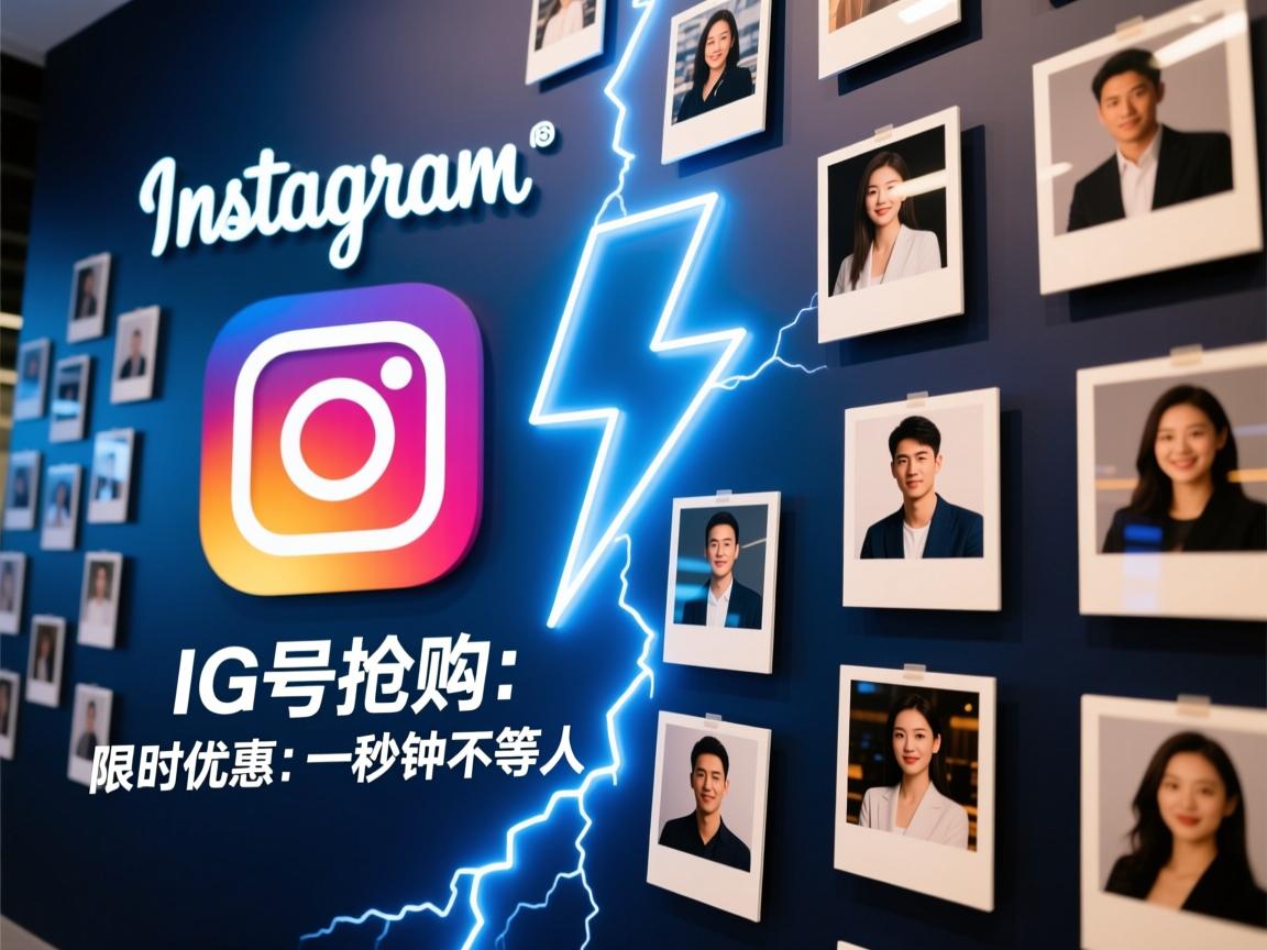 INS、照片墙、‎Instagram、IG号闪电抢购：限时优惠，一秒钟不等人