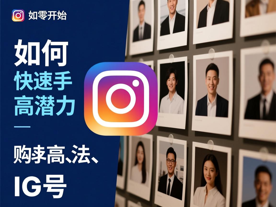 从零开始：如何快速上手购买高潜力INS、照片墙、‎Instagram、IG号