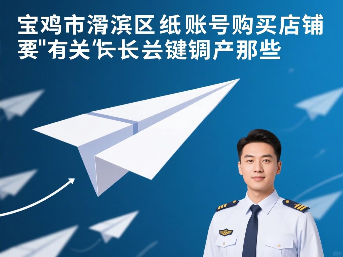 宝鸡市渭滨区纸飞机账号购买店铺的相关长尾关键词是那些