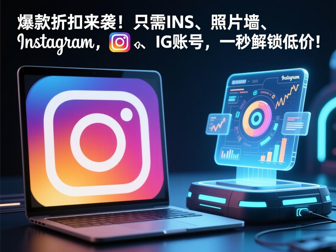 “爆款折扣来袭！只需INS、照片墙、‎Instagram、IG账号，一秒解锁低价！”