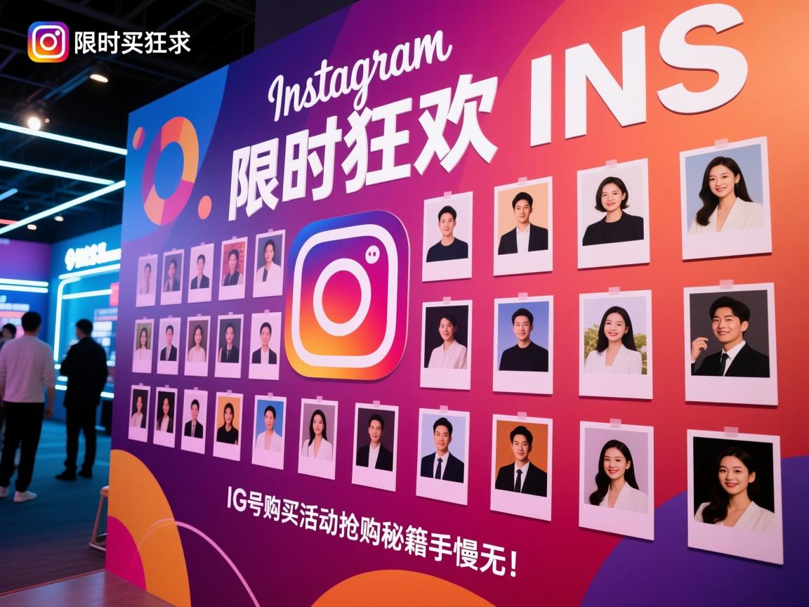 限时狂欢！INS、照片墙、‎Instagram、IG号购买活动抢购秘籍，手慢无！