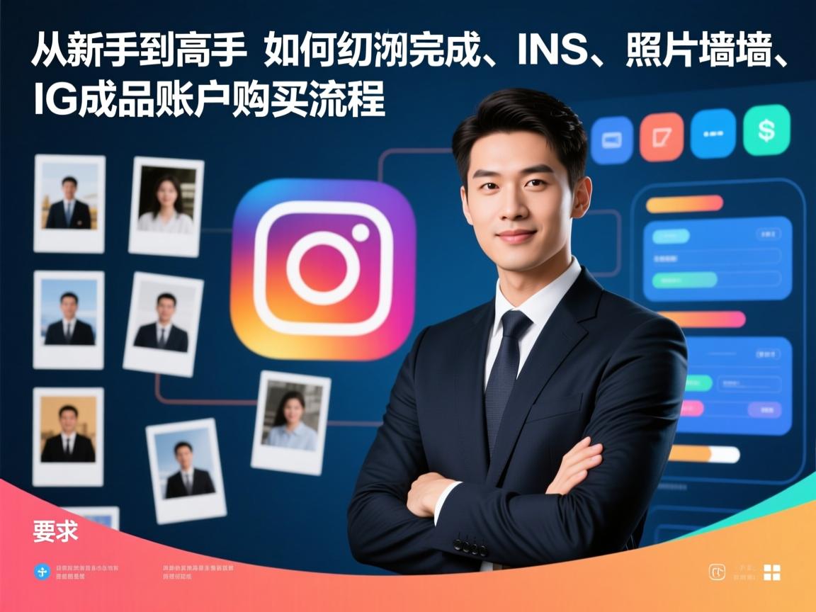 从新手到高手：如何顺利完成INS、照片墙、‎Instagram、IG成品账户购买流程
