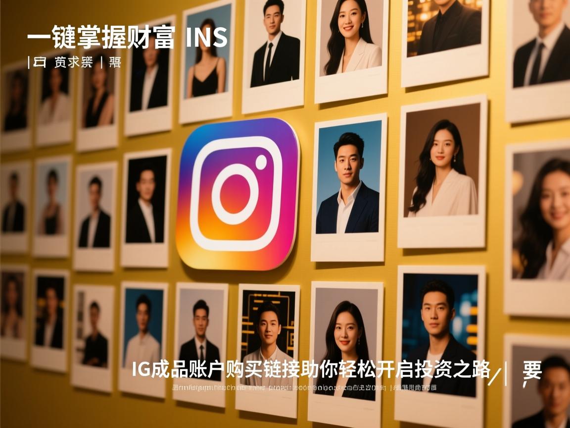 一键掌握财富：INS、照片墙、‎Instagram、IG成品账户购买链接助你轻松开启投资之路