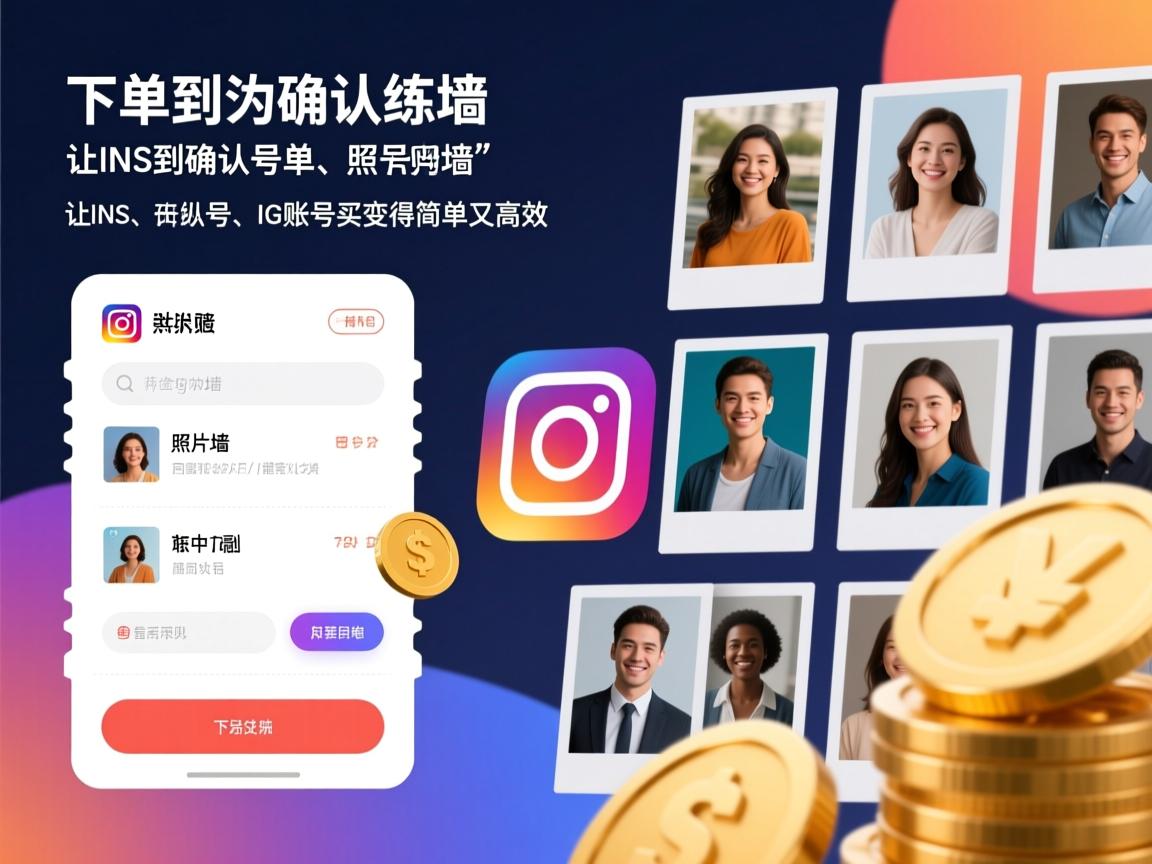 从下单到确认订单：让INS、照片墙、‎Instagram、IG账号购买变得简单又高效