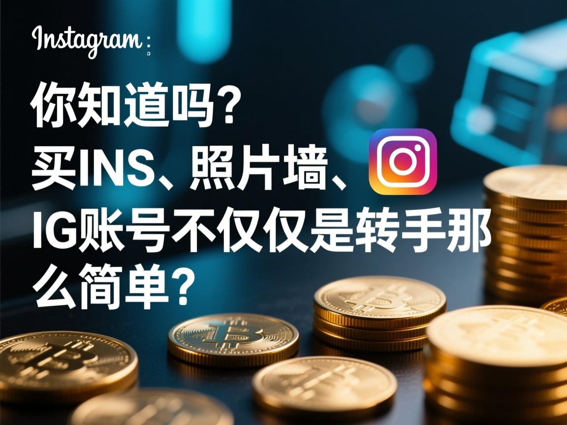 “你知道吗?买INS、照片墙、Instagram、IG账号不仅仅是转手那么简单”