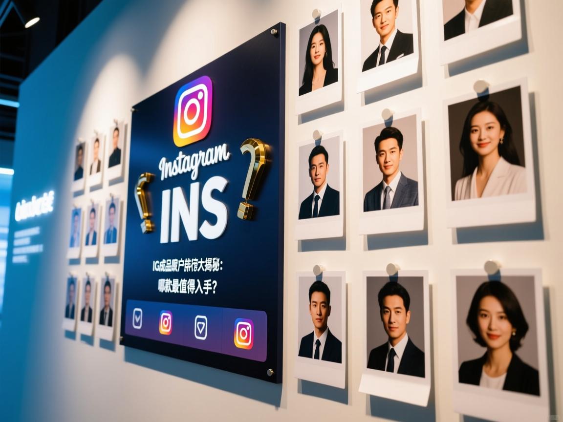 INS、照片墙、‎Instagram、IG成品账户排行榜大揭秘：哪款最值得入手？
