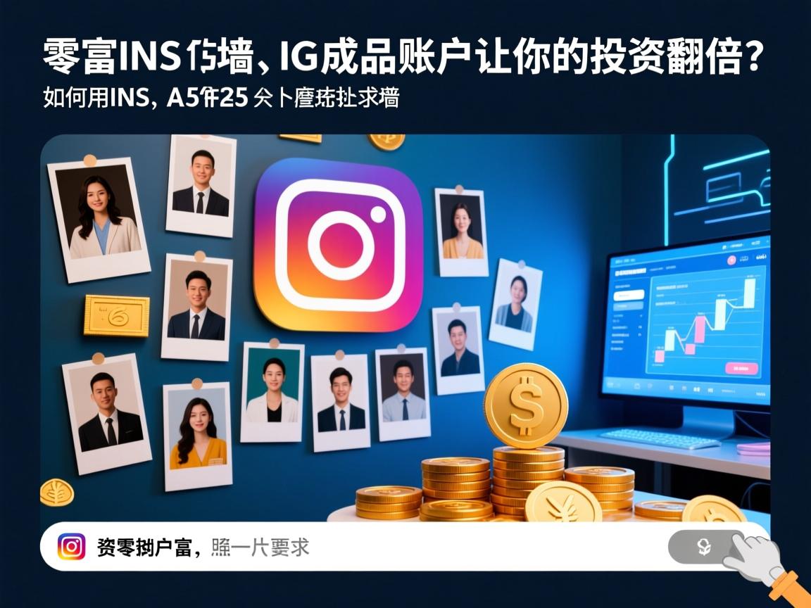 从零到富：如何用INS、照片墙、‎Instagram、IG成品账户让你的投资翻倍？