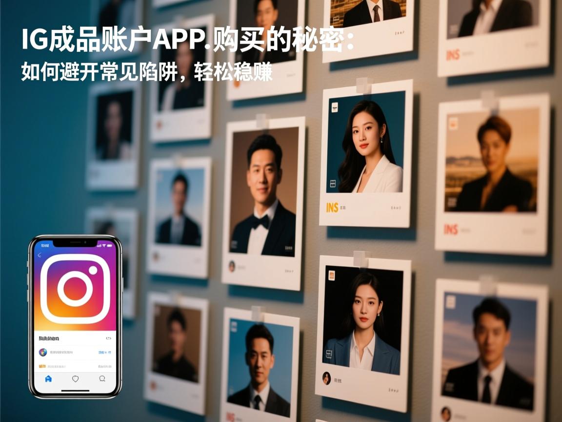 INS、照片墙、‎Instagram、IG成品账户APP购买的秘密：如何避开常见陷阱，轻松稳赚