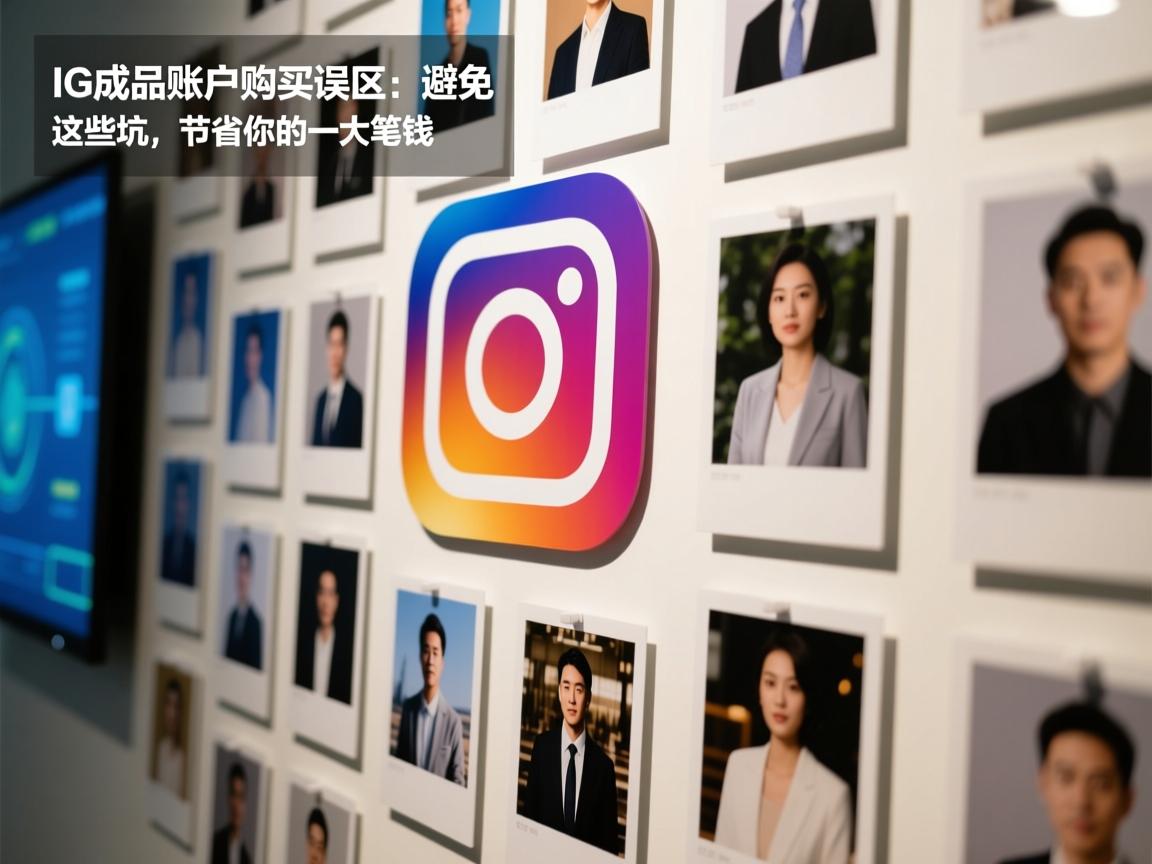 INS、照片墙、‎Instagram、IG成品账户购买误区：避免这些坑，节省你的一大笔钱