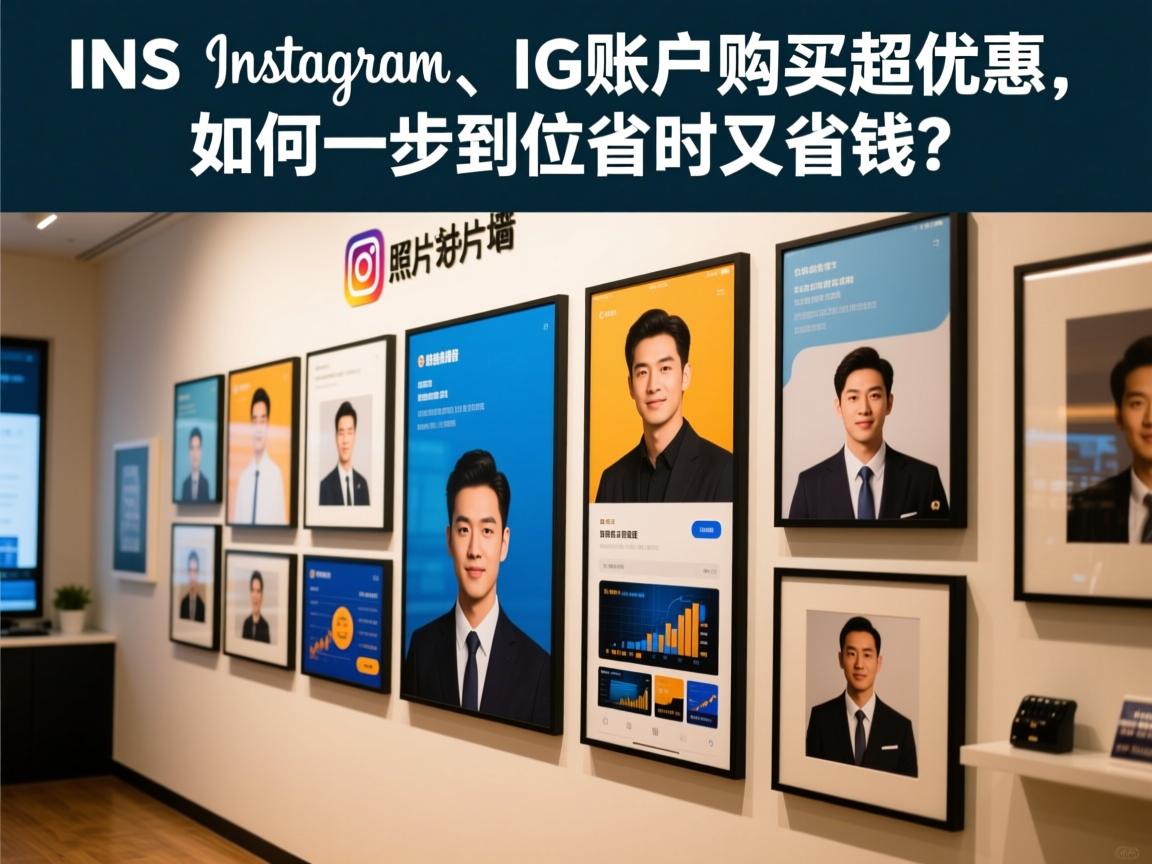 “INS、照片墙、‎Instagram、IG账户购买超优惠，如何一步到位省时又省钱？”