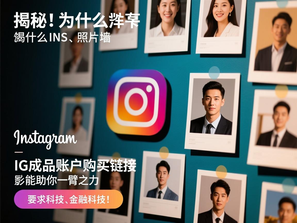 揭秘！为什么INS、照片墙、‎Instagram、IG成品账户购买链接能助你一臂之力