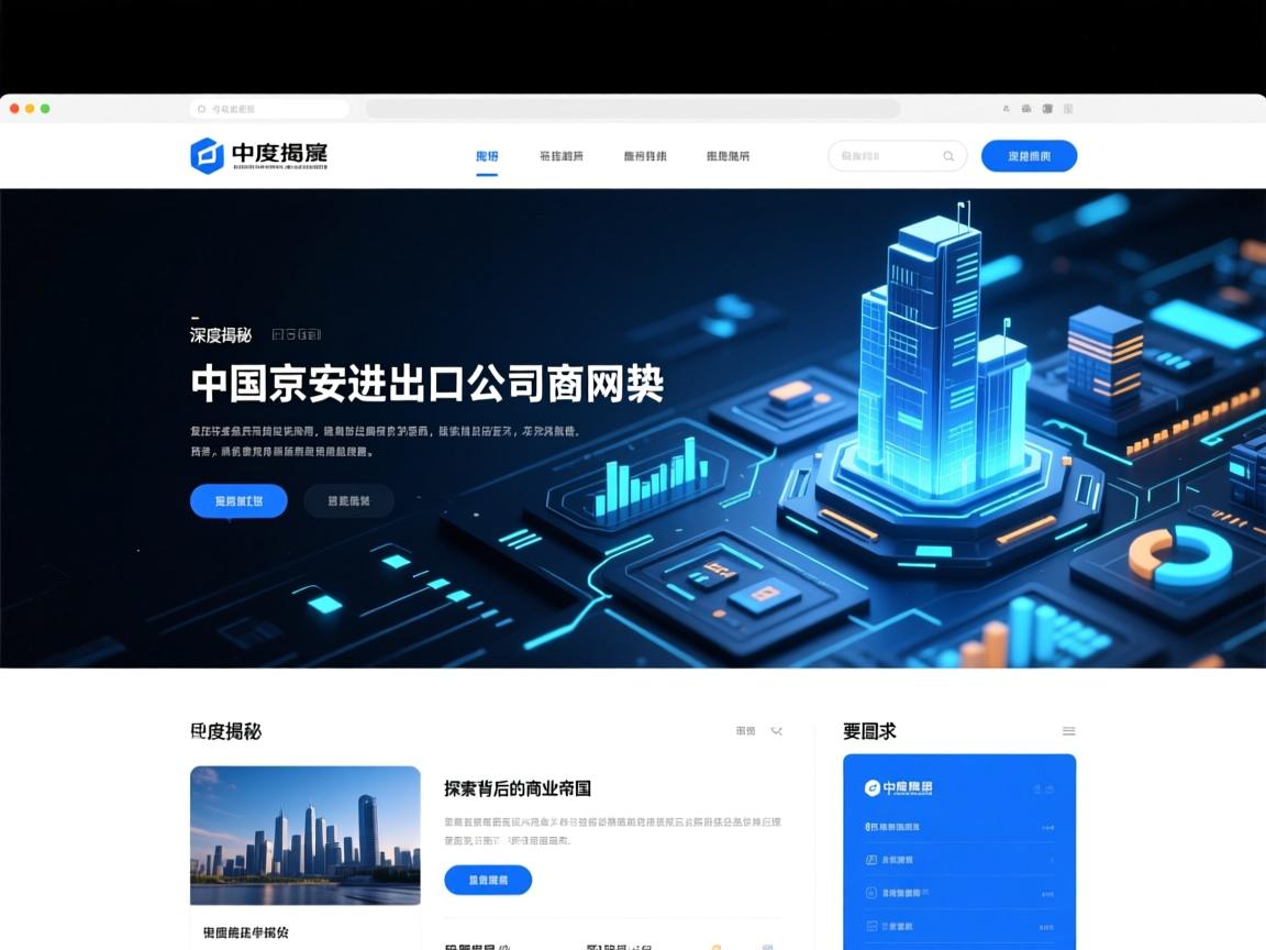 深度揭秘中国京安进出口公司官网，探索其背后的商业帝国