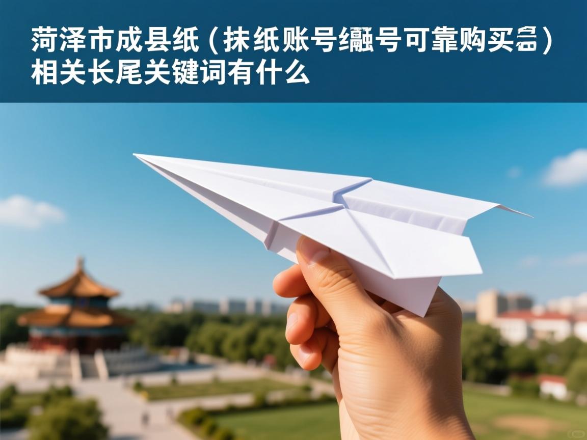 菏泽市成武县纸飞机账号可靠购买的相关长尾关键词有什么