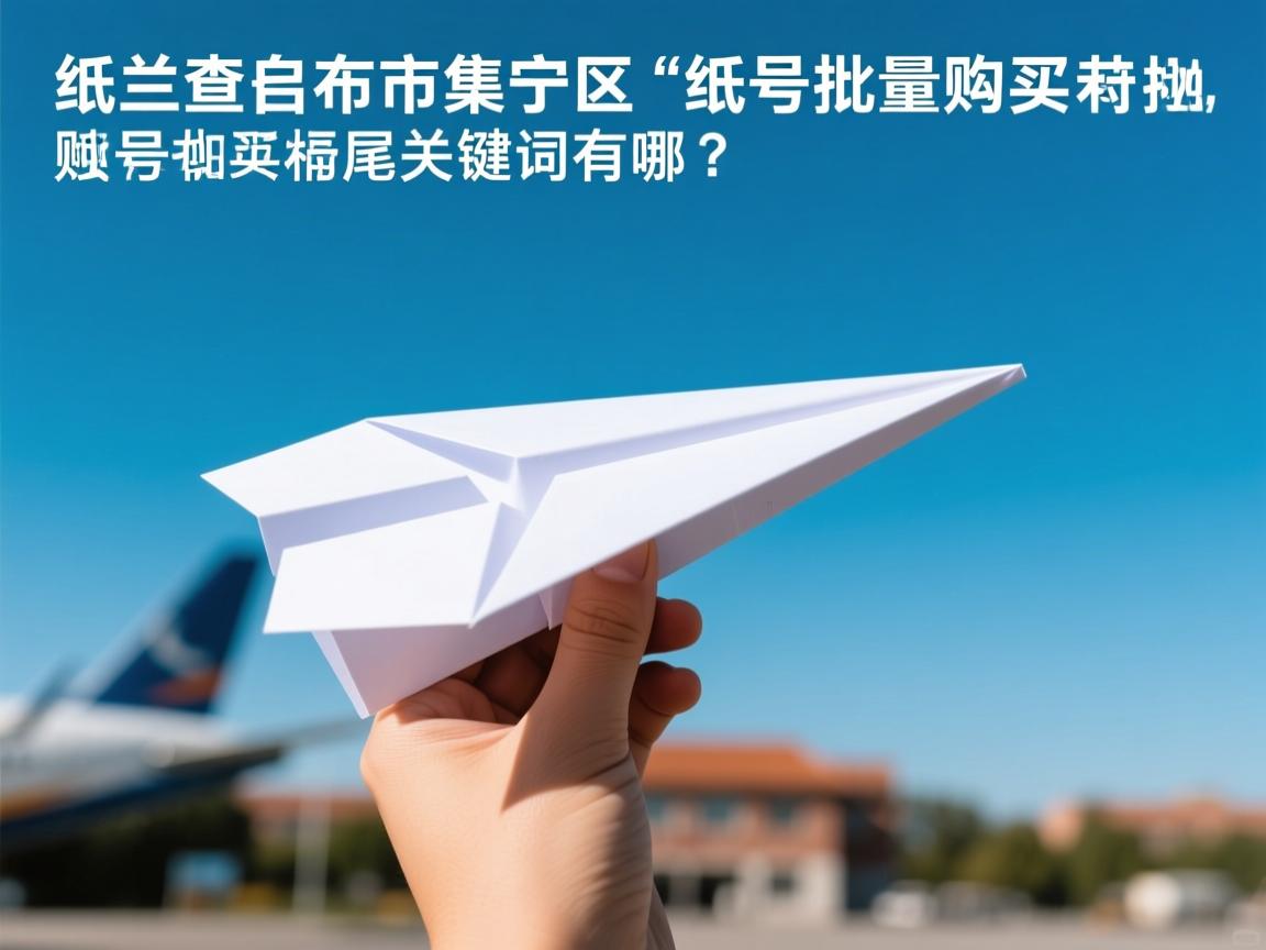 乌兰察布市集宁区纸飞机账号批量购买的相关长尾关键词有哪些