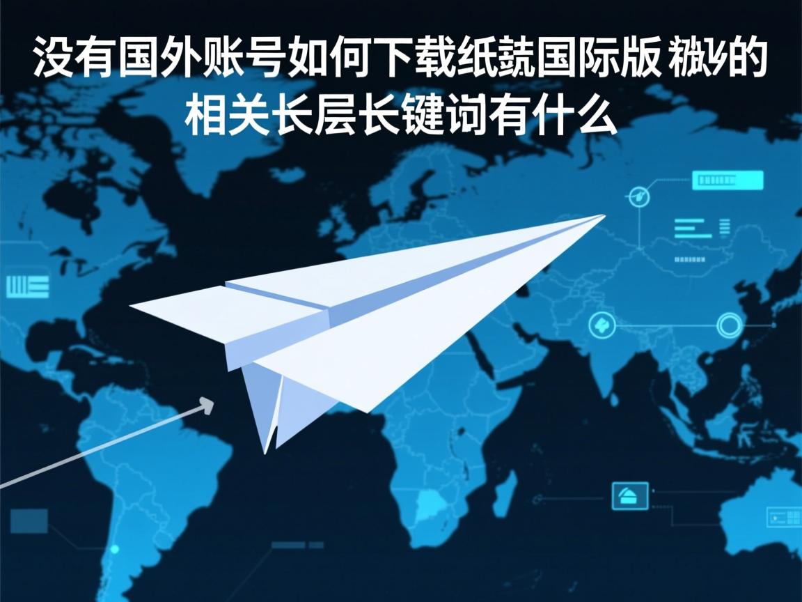 没有国外账号如何下载纸飞机国际版的相关长尾关键词有什么