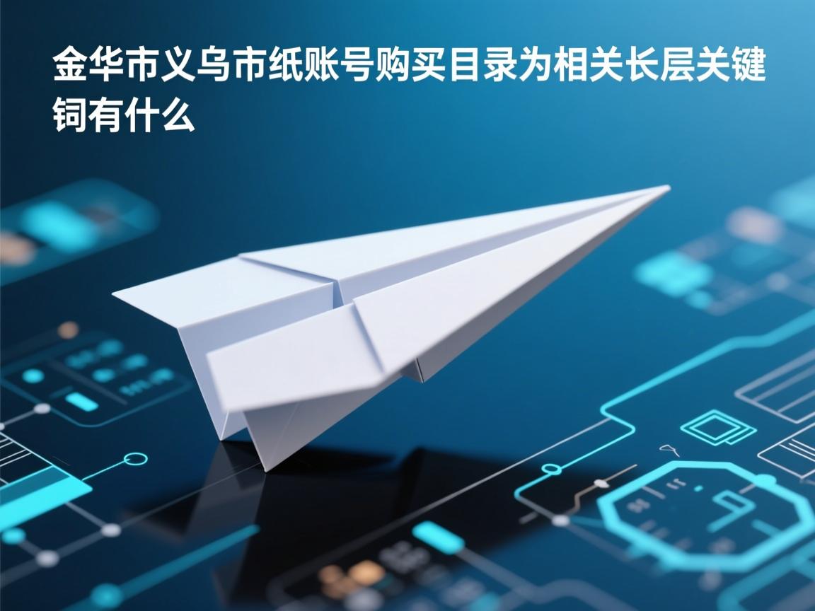 金华市义乌市纸飞机账号购买目录的相关长尾关键词有什么