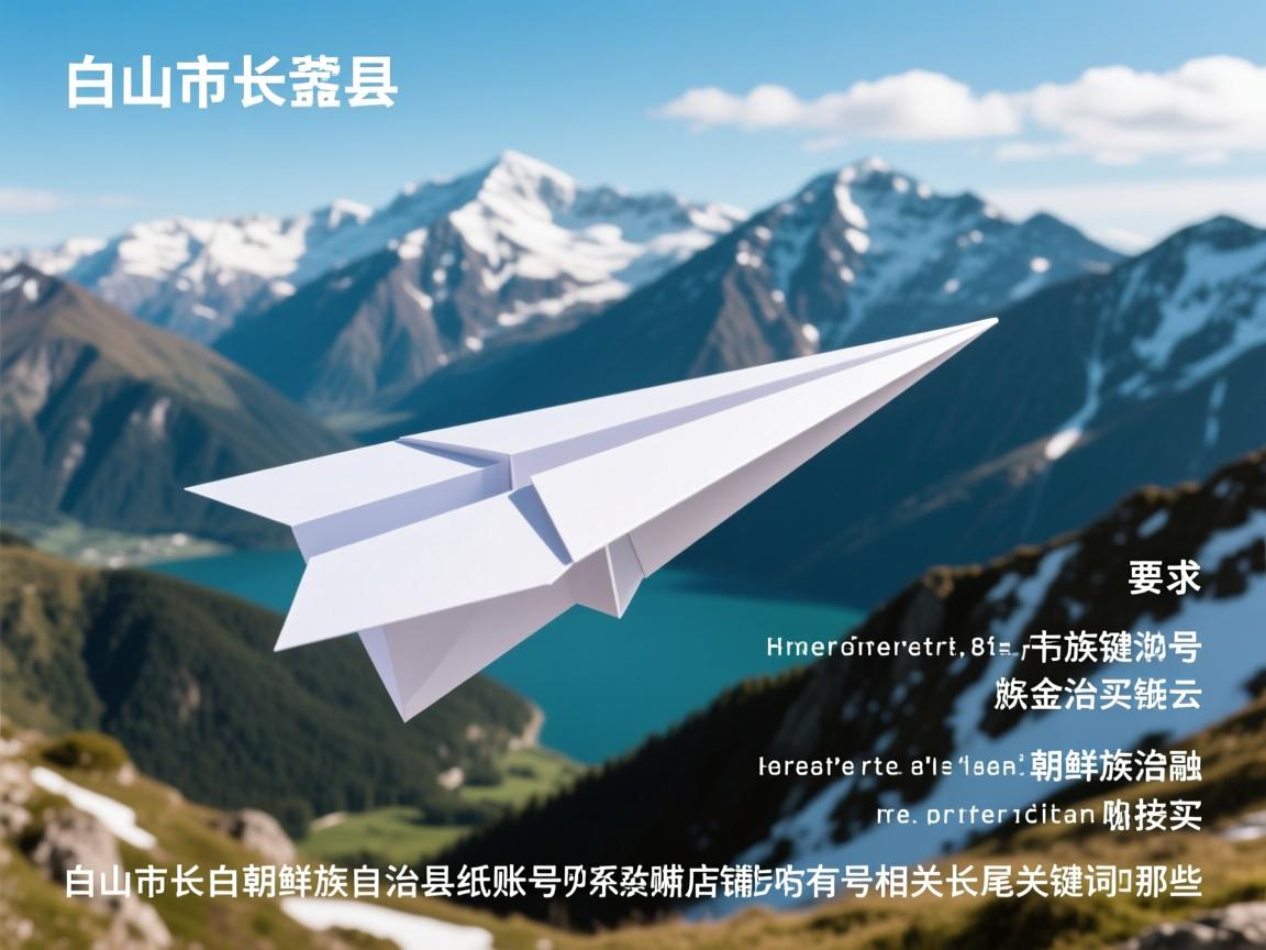白山市长白朝鲜族自治县纸飞机账号购买店铺的相关长尾关键词是那些