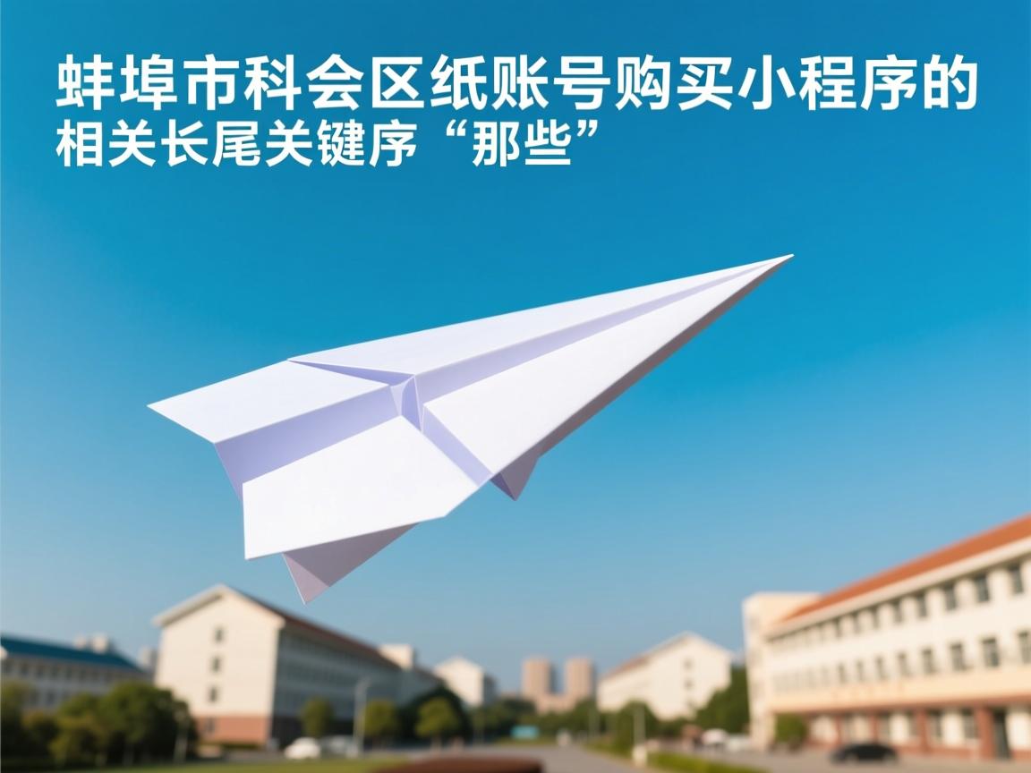 蚌埠市禹会区纸飞机账号购买小程序的相关长尾关键词是那些