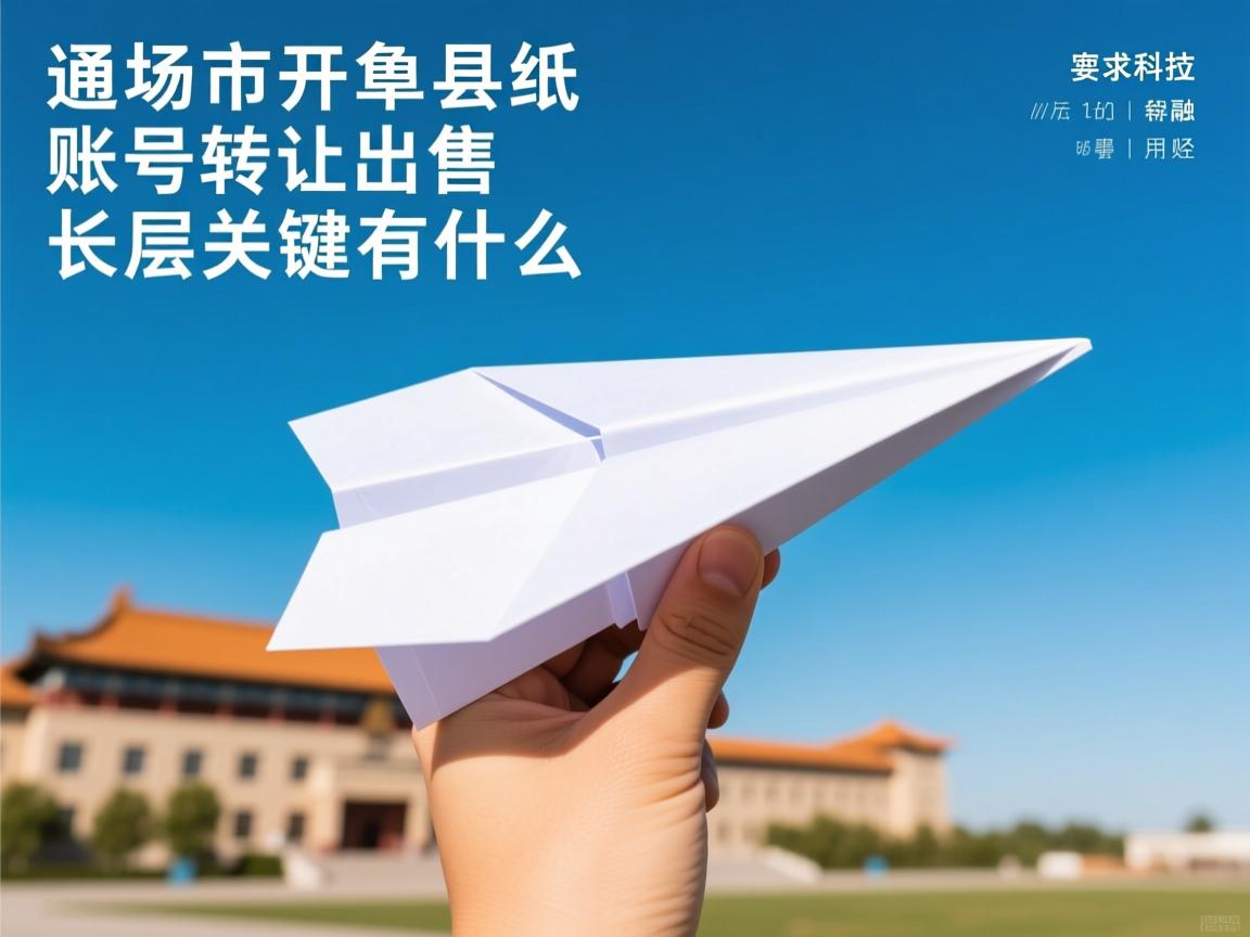 通辽市开鲁县纸飞机账号转让出售的相关长尾关键词有什么