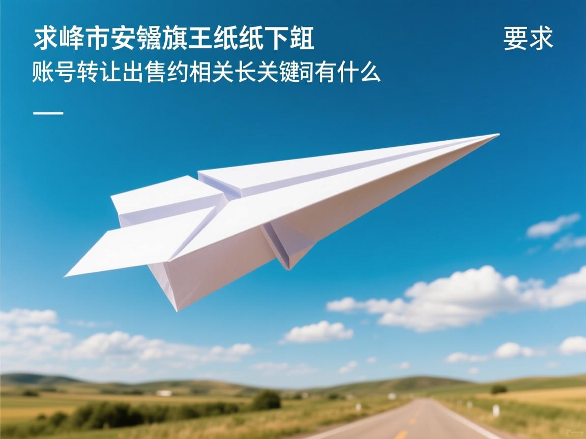 赤峰市敖汉旗纸飞机账号转让出售的相关长尾关键词有什么