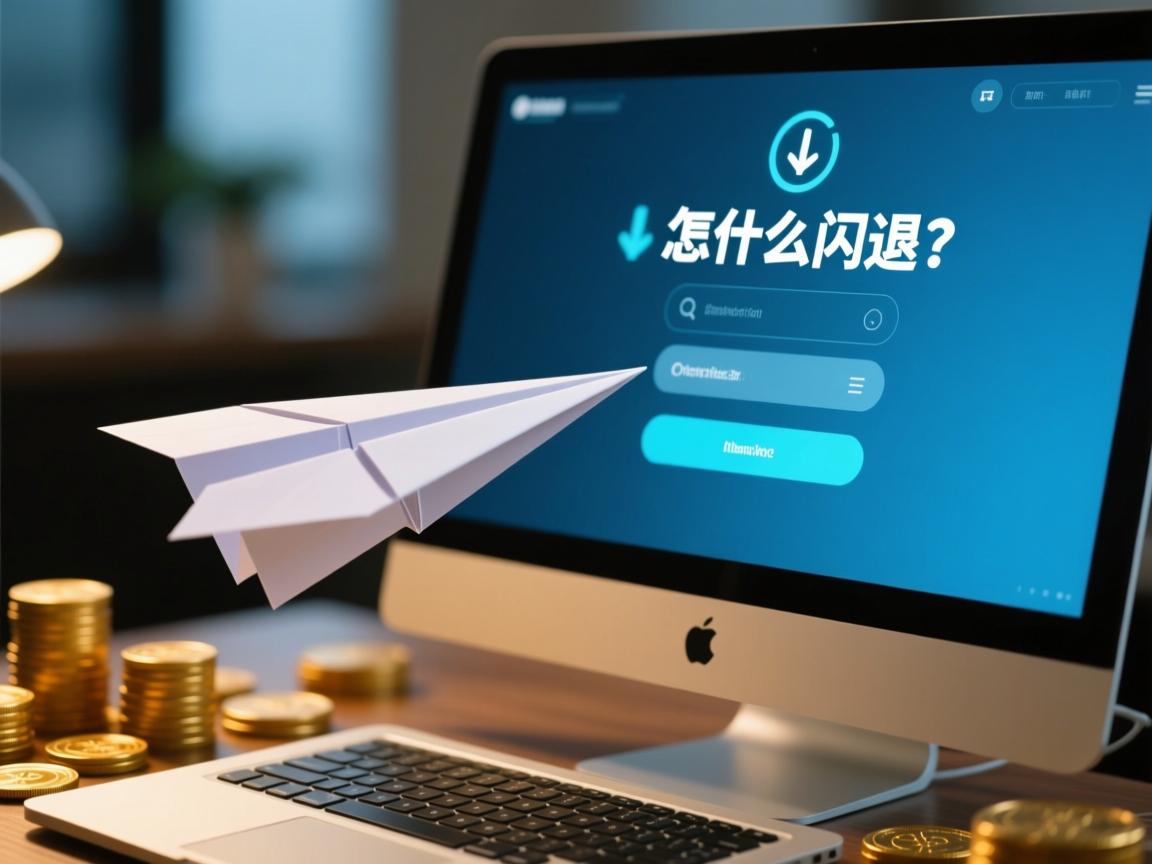 纸飞机登入电脑怎么会闪退