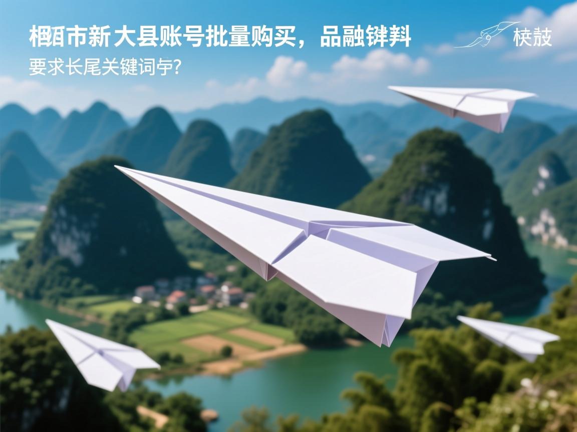 崇左市大新县纸飞机账号批量购买的相关长尾关键词有哪些
