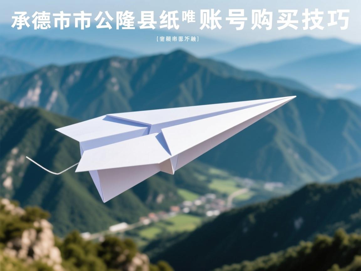 承德市兴隆县纸飞机账号购买技巧