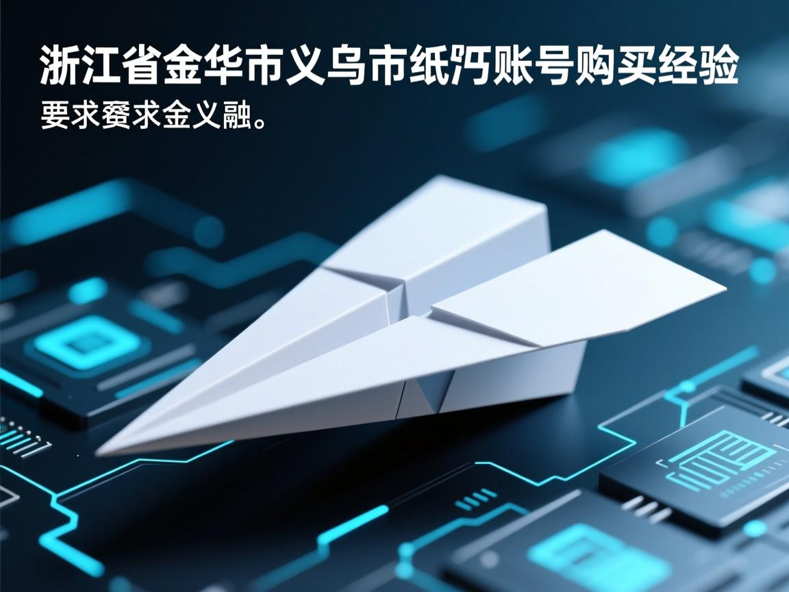 浙江省金华市义乌市纸飞机账号购买经验
