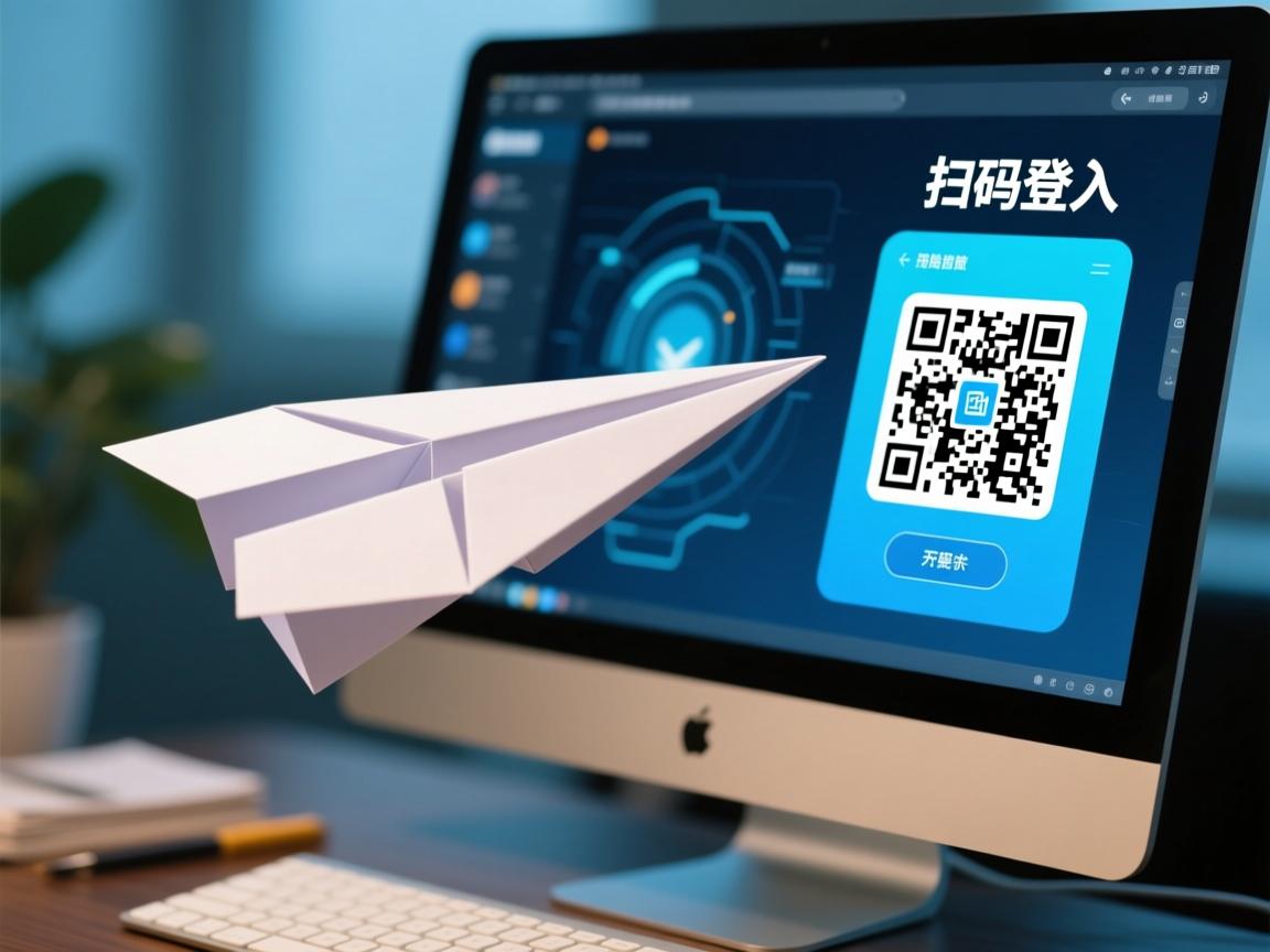纸飞机怎么扫码登入电脑