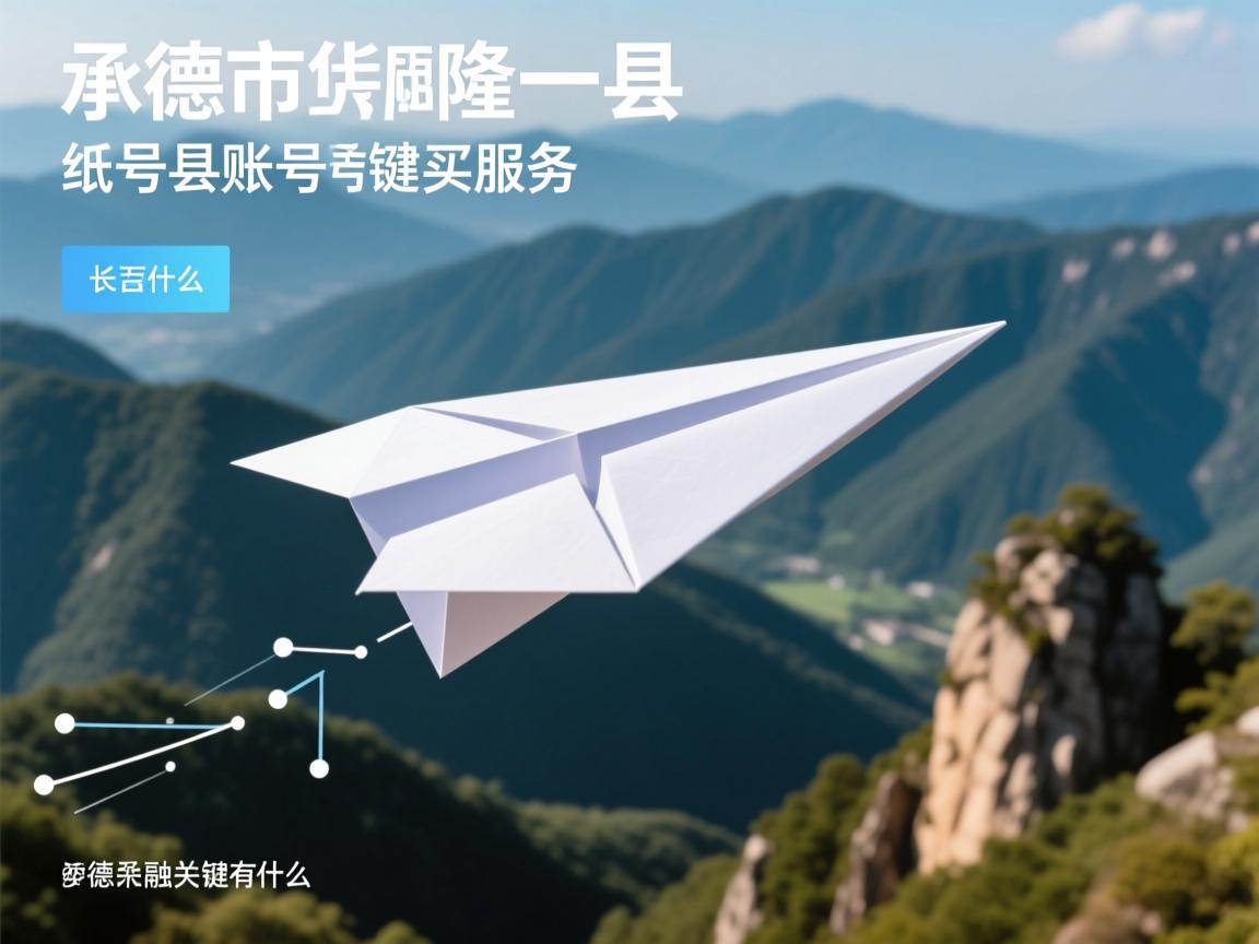 承德市兴隆县纸飞机账号购买服务的相关长尾关键词有什么