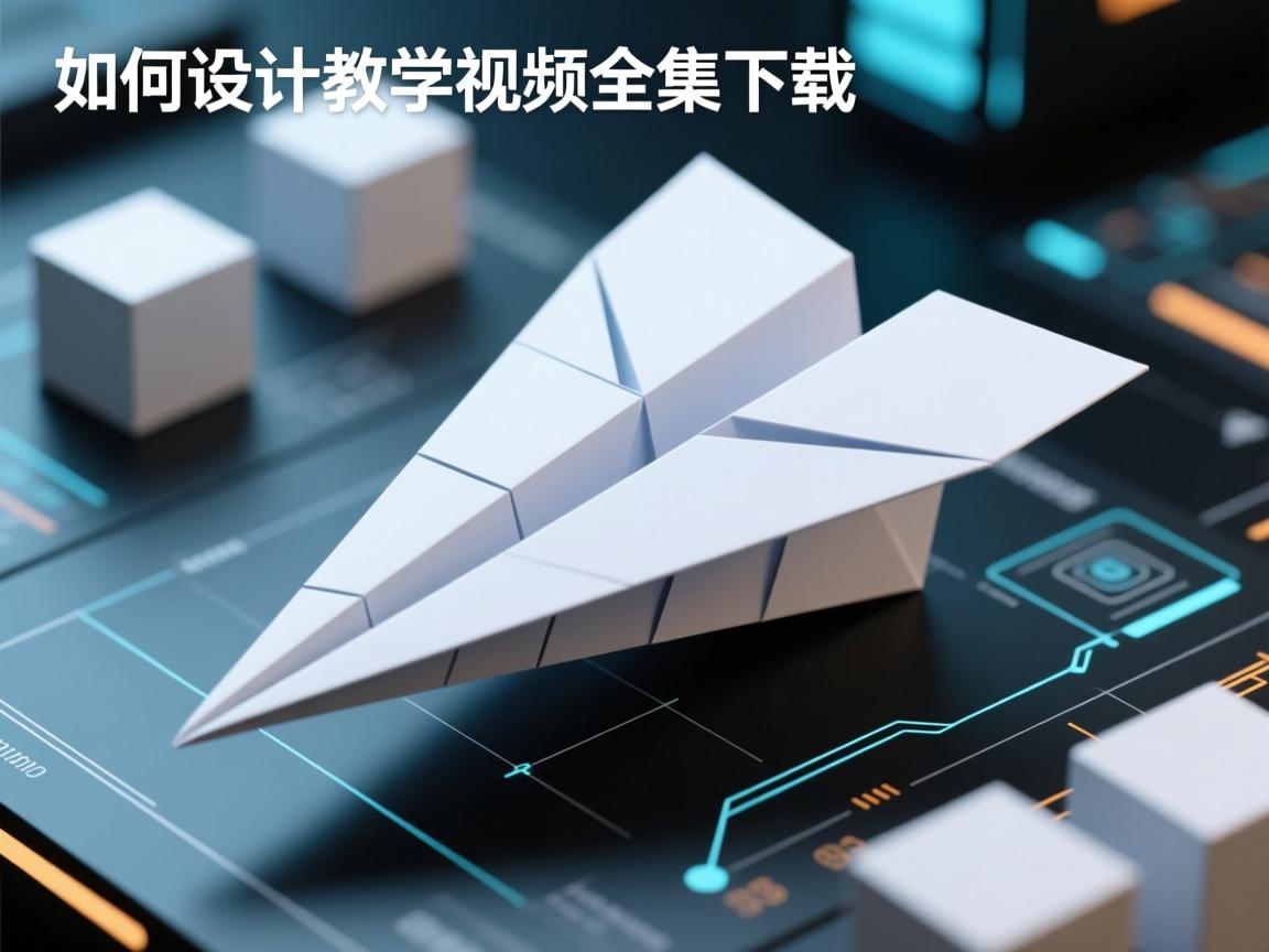 如何设计方块纸飞机教程视频全集下载