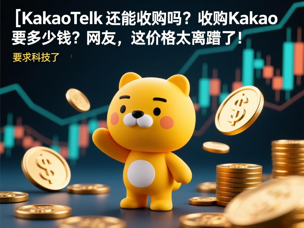 }KakaoTalk还能收购吗？收购Kakao要多少钱？网友，这价格太离谱了！