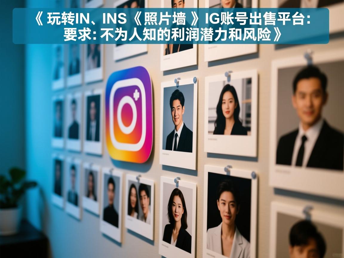 《玩转INS、照片墙、Instagram、IG账号出售平台:不为人知的利润潜力和风险》