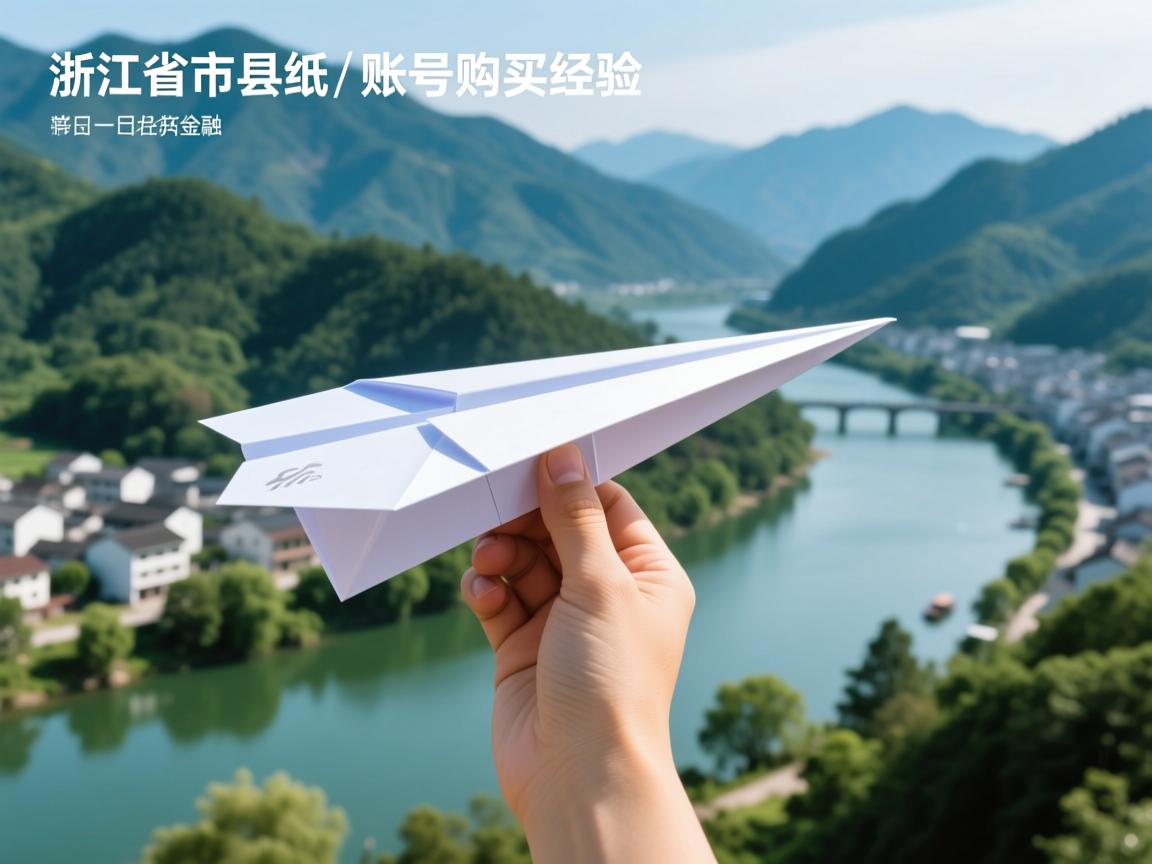 浙江省丽水市遂昌县纸飞机账号购买经验