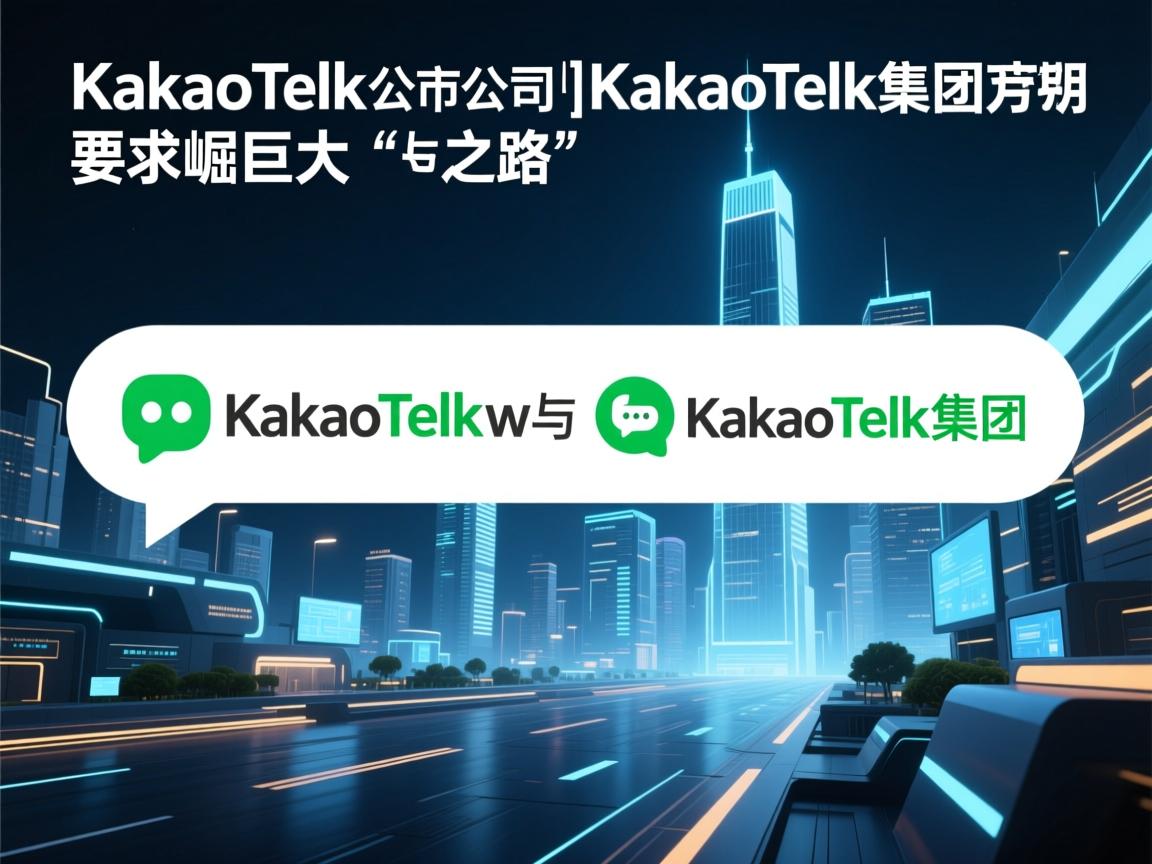 }KakaoTalk公司与KakaoTalk集团,从聊天工具到科技巨头的崛起之路