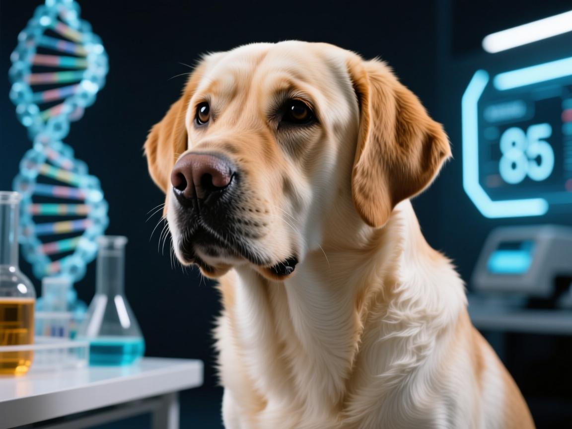 }拉布拉多犬变种85，一场关于基因与未来的实验？网友热议自由境账号出售引发思考