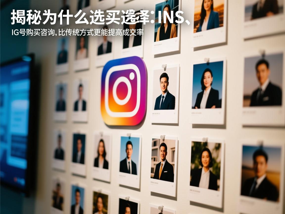 揭秘：为什么选择INS、照片墙、‎Instagram、IG号购买咨询，比传统方式更能提高成交率