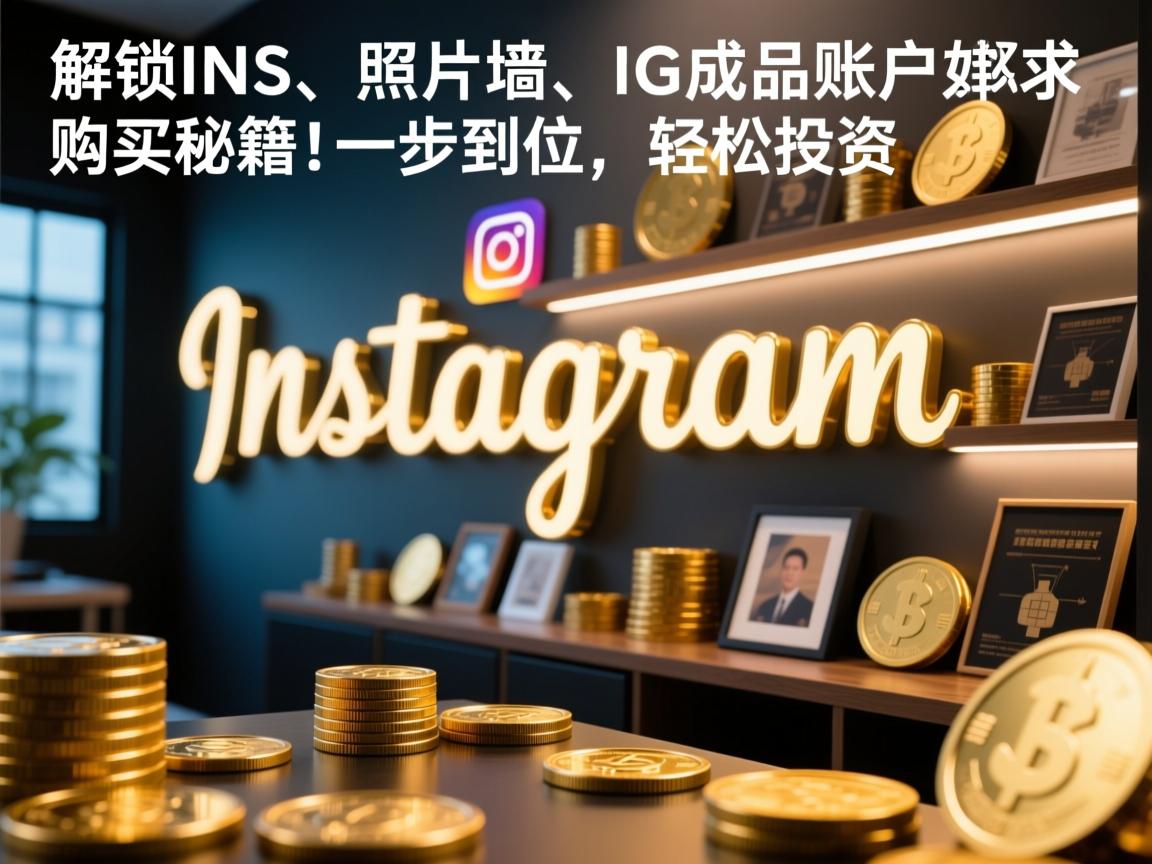 “解锁INS、照片墙、‎Instagram、IG成品账户购买秘籍！一步到位，轻松投资”
