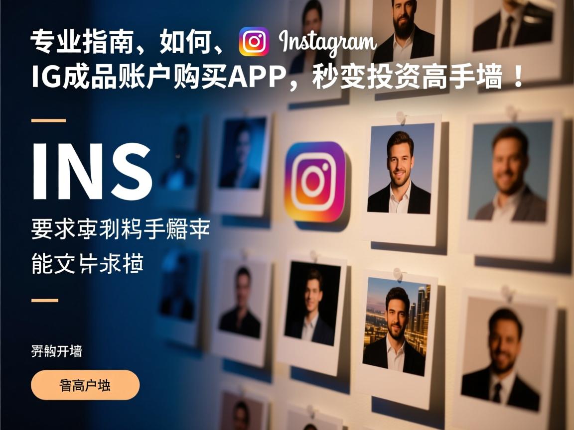专业指南：如何利用INS、照片墙、‎Instagram、IG成品账户购买APP，秒变投资高手！