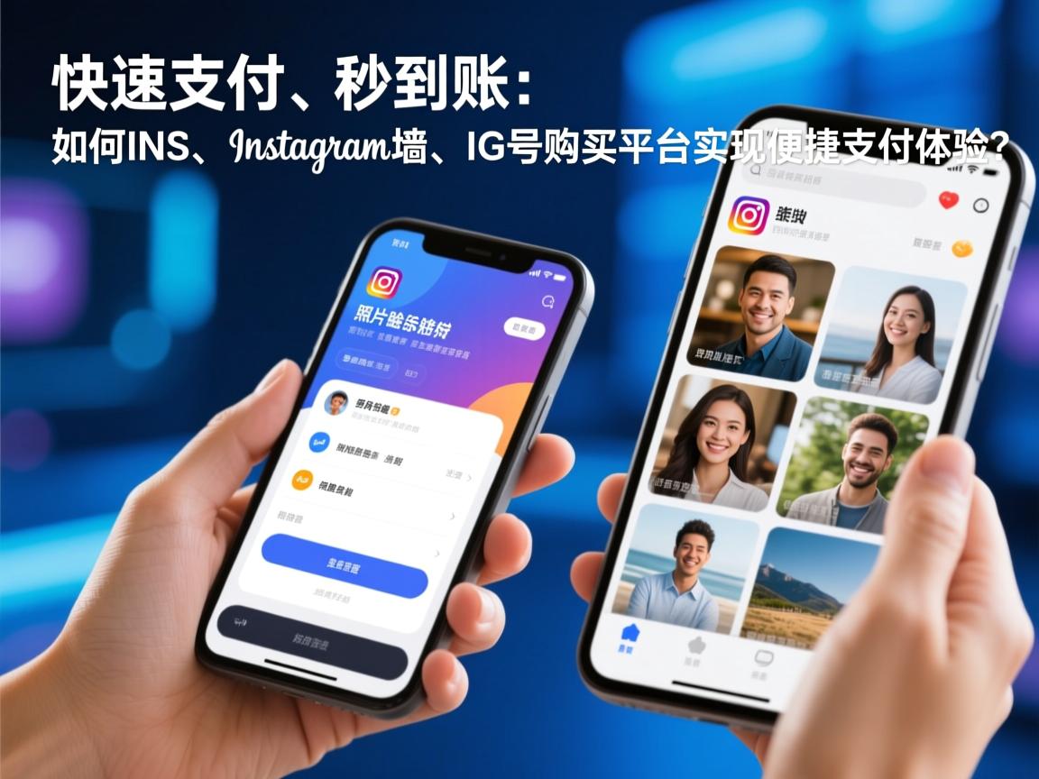 快速支付，秒到账：如何在INS、照片墙、‎Instagram、IG号购买平台实现便捷支付体验？