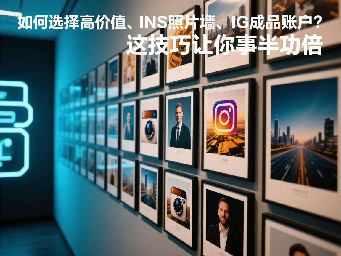 《如何选择高价值的INS、照片墙、‎Instagram、IG成品账户？这技巧让你事半功倍》