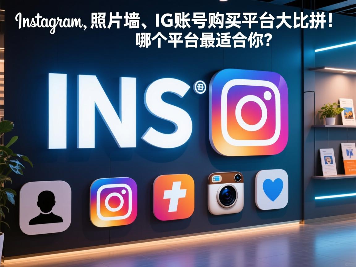 “INS、照片墙、‎Instagram、IG账号购买平台大比拼！哪个平台最适合你？”