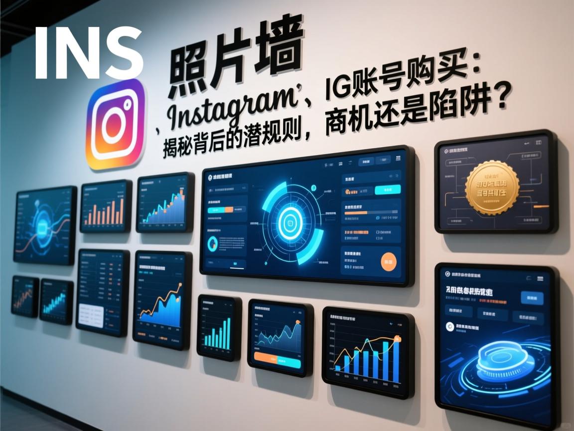 “INS、照片墙、‎Instagram、IG账号购买：揭秘背后的潜规则，商机还是陷阱？”