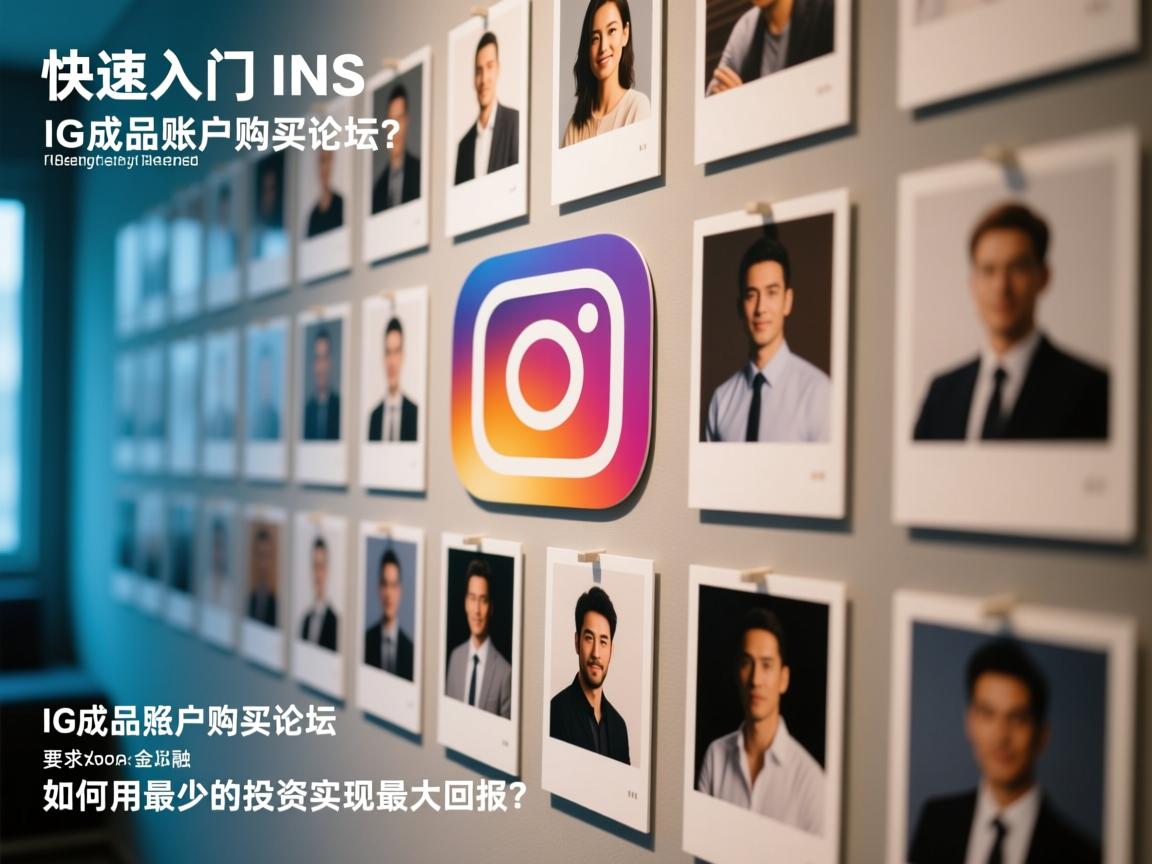 快速入门INS、照片墙、‎Instagram、IG成品账户购买论坛：如何用最少的投资实现最大回报？