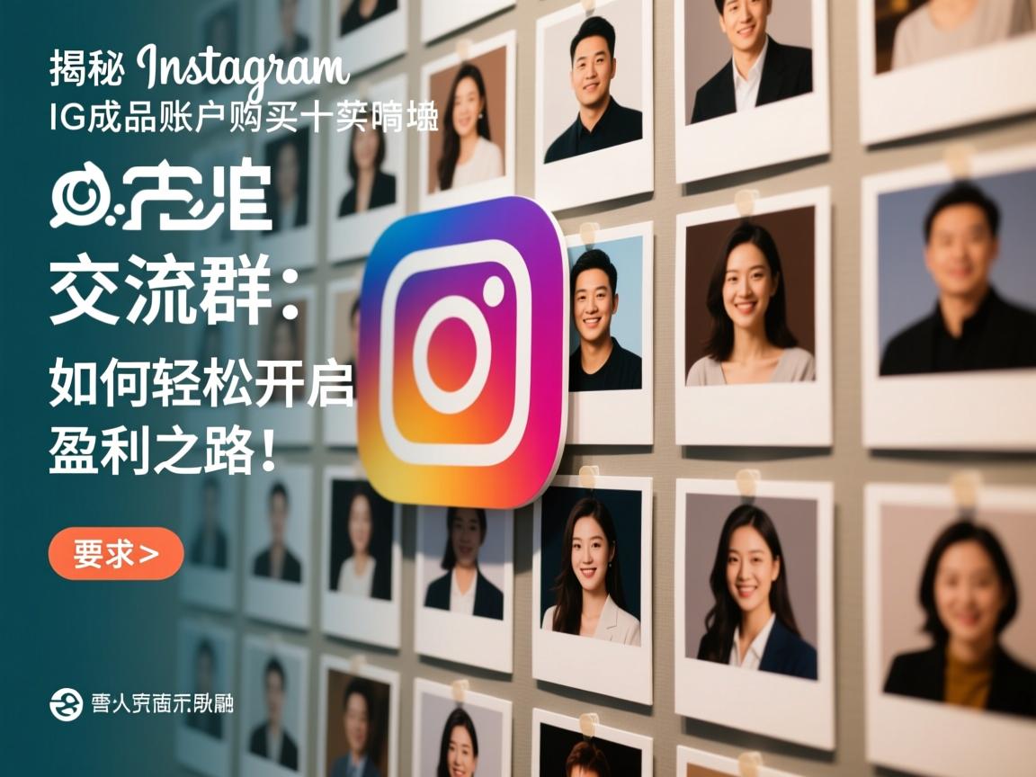 揭秘INS、照片墙、‎Instagram、IG成品账户购买交流群：如何轻松开启盈利之路！