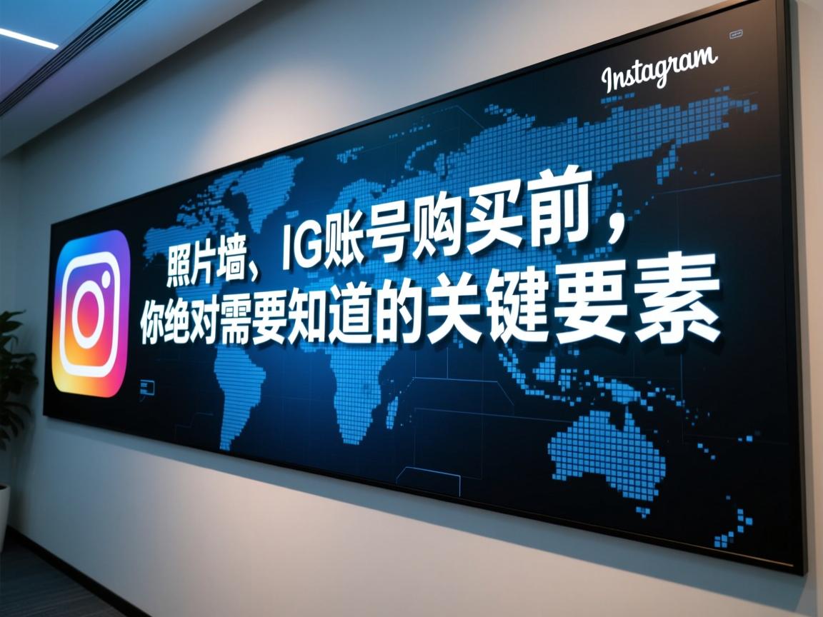 “INS、照片墙、‎Instagram、IG账号购买前，你绝对需要知道的关键要素”