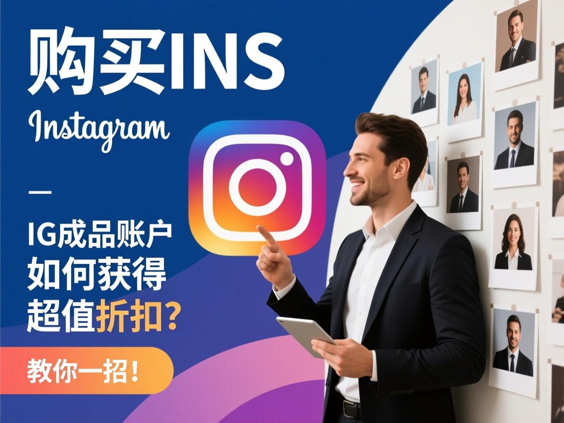 购买INS、照片墙、‎Instagram、IG成品账户，如何获得超值折扣？教你一招！