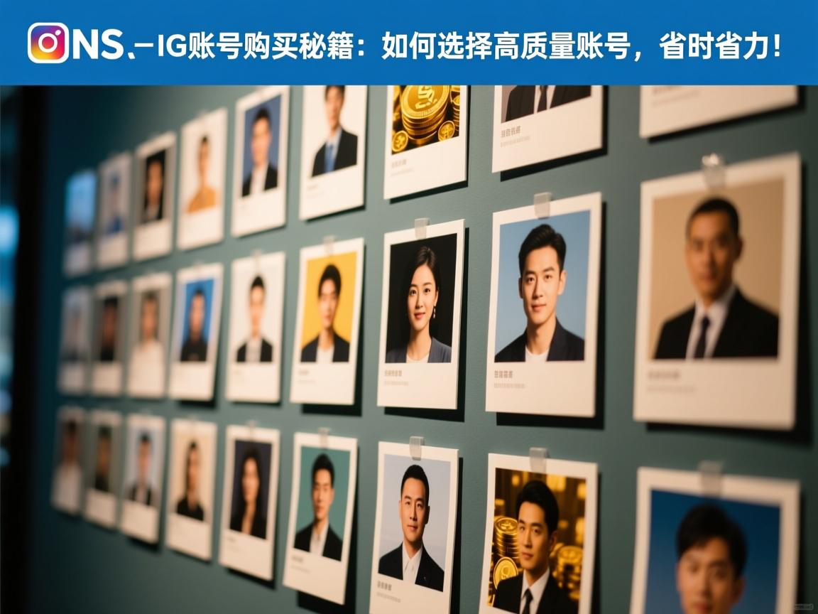 《INS、照片墙、‎Instagram、IG账号购买秘籍：如何选择高质量账号，省时省力！》