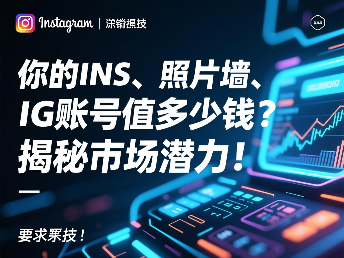 “你的INS、照片墙、‎Instagram、IG账号值多少钱？揭秘市场潜力！”